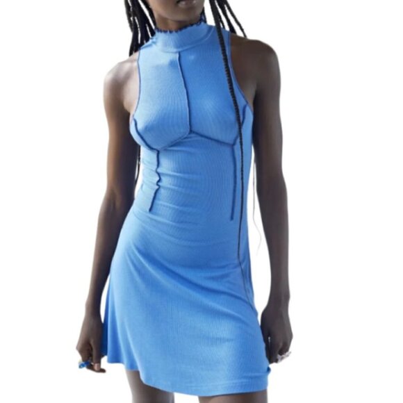 NWT URBAN OUTFITTERS | Deja Seamed Mini Dress | Sz. S - Picture 2 of 11